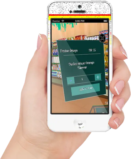 VirtuSMART product view on a smartphone